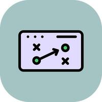 Strategy Colorful Icon Style vector