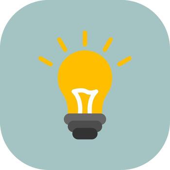 Idea Colorful Icon Style vector