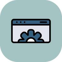 Web Optimization Colorful Icon Style vector