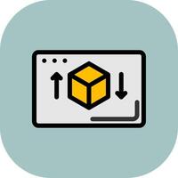 3d Colorful Icon Style vector