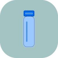 Water Bottle Colorful Icon Style vector