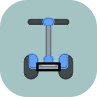 Segway Colorful Icon Style vector