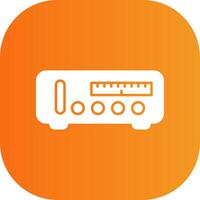 Amplifier Colorful Icon Style vector