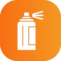 Spray Can Colorful Icon Style vector