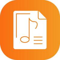 Audio File Colorful Icon Style vector