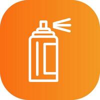 Spray Can Colorful Icon Style vector