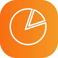 Pie Chart Colorful Icon Style vector