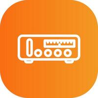 Amplifier Colorful Icon Style vector