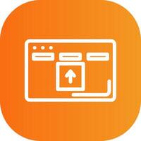 Drag And Drop Colorful Icon Style vector