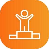 Winner Colorful Icon Style vector