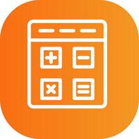 Calculator Colorful Icon Style vector