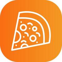 Pizza Colorful Icon Style vector