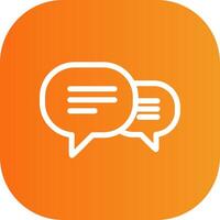 Chat Colorful Icon Style vector