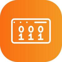 Web Coding Colorful Icon Style vector