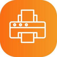 Printer Colorful Icon Style vector