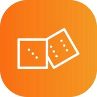 Dices Colorful Icon Style vector