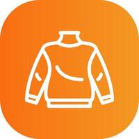 Crewneck Colorful Icon Style vector