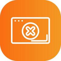 Error Colorful Icon Style vector