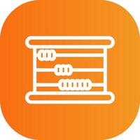 Abacus Colorful Icon Style vector