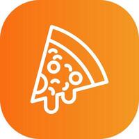 Pizza Colorful Icon Style vector