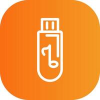 Usb Colorful Icon Style vector