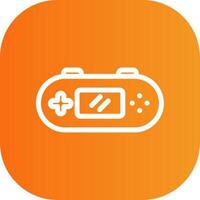 Game Console Colorful Icon Style vector