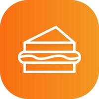 Sandwich Colorful Icon Style vector