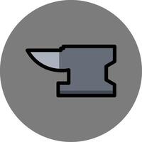 Anvil Colorful Icon Style vector