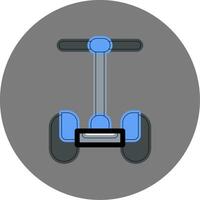 Segway Colorful Icon Style vector