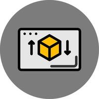 3d Colorful Icon Style vector