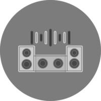 Dj Mixer Colorful Icon Style vector