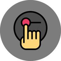 Touch Screen Colorful Icon Style vector