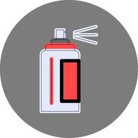 Spray Can Colorful Icon Style vector