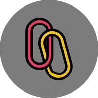 Link Building Colorful Icon Style vector