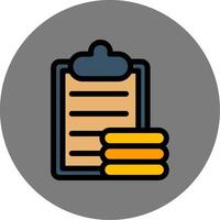 Commesion Colorful Icon Style vector