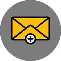 MAIL Colorful Icon Style vector