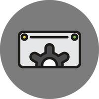 Website Colorful Icon Style vector