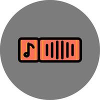 Ticket Colorful Icon Style vector
