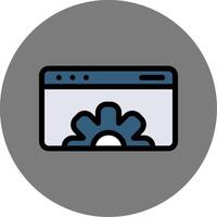 Web Optimization Colorful Icon Style vector