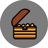 Treasure Colorful Icon Style vector