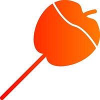 Caramel Apple Colorful Icon Style vector
