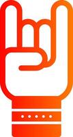 Hand Colorful Icon Style vector