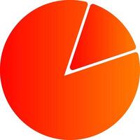 Pie Chart Colorful Icon Style vector