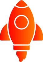 Rocket Colorful Icon Style vector