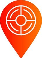 Location Colorful Icon Style vector