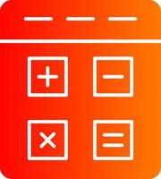 Calculator Colorful Icon Style vector