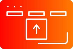 Drag And Drop Colorful Icon Style vector