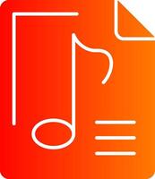 Audio File Colorful Icon Style vector