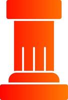 Column Colorful Icon Style vector