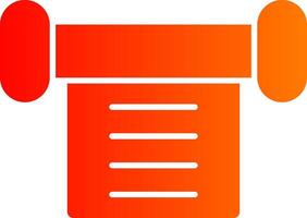 Scroll Colorful Icon Style vector
